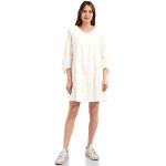 Weiße Bestickte 3/4-ärmelige CECIL V-Ausschnitt Sommerkleider für Damen Größe XXL für den für den Sommer 