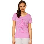Pinke Kurzärmelige CECIL T-Shirts aus Baumwolle für Damen Größe S für den für den Sommer 