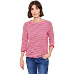 Reduzierte Pinke Casual 3/4-ärmelige CECIL U-Boot-Ausschnitt T-Shirts für Damen Größe XS 