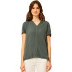Olivgrüne Kurzärmelige CECIL Blusenshirts & Schlusen aus Jersey für Damen Größe M für den für den Sommer 