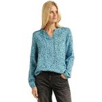 Reduzierte Blaue Langärmelige CECIL Tunika-Blusen für Damen Größe M 
