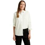 Reduzierte Weiße Casual Langärmelige CECIL Hemdblusen für Damen Größe XL 