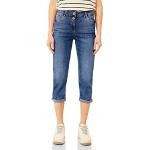 Blaue CECIL Slim Fit Jeans aus Denim für Damen Weite 28 