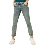 Grüne Loose Fit CECIL Slim Fit Jeans aus Denim für Damen Weite 27 