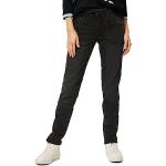 Schwarze Loose Fit CECIL Slim Fit Jeans aus Denim für Damen Weite 30 