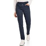 Himmelblaue Loose Fit CECIL Slim Fit Jeans aus Denim für Damen Weite 32 