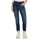 Reduzierte Blaue CECIL Slim Fit Jeans aus Denim für Damen Weite 32 