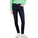 Dunkelblaue CECIL Slim Fit Jeans aus Denim für Damen Weite 30 