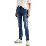 Reduzierte Blaue CECIL Slim Fit Jeans aus Denim für Damen Weite 36 
