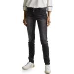 Schwarze Loose Fit CECIL Slim Fit Jeans aus Denim für Damen Weite 33 