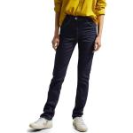 Reduzierte Dunkelblaue CECIL Slim Fit Jeans aus Denim für Damen Weite 29 
