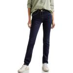 Dunkelblaue CECIL Slim Fit Jeans aus Denim für Damen Weite 31 