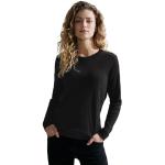 Reduzierte Schwarze Langärmelige CECIL T-Shirts für Damen Größe XL 