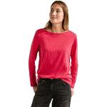 Reduzierte Korallenrote CECIL U-Boot-Ausschnitt T-Shirts aus Baumwolle für Damen Größe XXL 