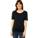 Cecil Damen Lena T Shirt, Schwarz (Black 10001), X