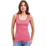 Erdbeerrote CECIL Linda T-Shirts aus Baumwolle für Damen Größe XXL für den für den Sommer 