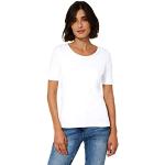 Reduzierte Weiße CECIL T-Shirts für Damen Größe M 