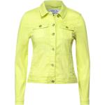 Gelbe CECIL Jeansjacken mit Kapuze aus Denim mit Kapuze für Damen für den für den Frühling 