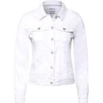 Weiße CECIL Jeansjacken mit Kapuze aus Denim mit Kapuze für Damen Größe XL für den für den Frühling 