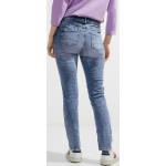 Hellblaue CECIL Slim Fit Jeans aus Denim für Damen 