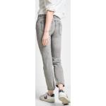 Graue CECIL Slim Fit Jeans mit Reißverschluss aus Denim für Damen 
