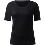 Schwarze CECIL T-Shirts für Damen Größe S 