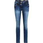 Blaue CECIL Slim Fit Jeans aus Denim für Damen Größe XS 