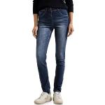 Blaue CECIL Slim Fit Jeans aus Denim für Damen Weite 34 