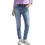 Reduzierte Hellblaue CECIL Slim Fit Jeans aus Denim für Damen Weite 36 