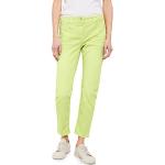Reduzierte Gelbe Bestickte Loose Fit CECIL Slim Fit Jeans aus Denim für Damen Weite 32 