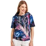 Reduzierte Anthrazitfarbene Casual Kurzärmelige CECIL Damensweatshirts mit Kapuze Größe XS für den für den Sommer 