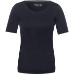 Blaue Casual CECIL Lena T-Shirts für Damen Größe S 
