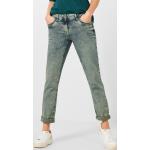 Grüne Unifarbene Sportliche CECIL Slim Fit Jeans für Damen Weite 28 für den für den Herbst 