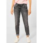 Cecil Loose-fit-Jeans »Style Scarlett« in dunkler Waschung, grau, 32, black used wash