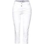Weiße Loose Fit CECIL Scarlett Baggy Jeans & Loose Fit Jeans mit Reißverschluss aus Denim für Damen 