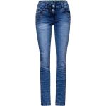 Hellblaue Loose Fit CECIL Scarlett Baggy Jeans & Loose Fit Jeans aus Denim für Damen 