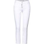 Weiße Loose Fit CECIL Scarlett Baggy Jeans & Loose Fit Jeans mit Reißverschluss aus Denim für Damen Größe XXL Weite 33 