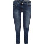 Cecil Scarlett Loose Fit Jeans mid blue used wash