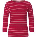 CECIL Shirt, 3/4-Arm, Streifen, für Damen, rot, M