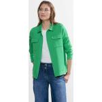Grüne CECIL Shirtjacken aus Viskose für Damen Größe XXL 