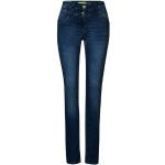 Blaue CECIL Slim Fit Jeans aus Baumwolle für Damen Weite 29, Länge 30 