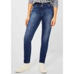 Cecil Slim-fit-Jeans »Style Toronto« mit Doppelknöpfung vorn, blau, 30