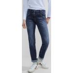 Reduzierte CECIL Toronto Slim Fit Jeans aus Denim für Damen 