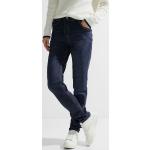 Reduzierte Dunkelblaue CECIL Toronto Slim Fit Jeans aus Denim für Damen 