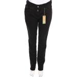 Schwarze CECIL Slim Fit Jeans aus Denim für Damen Weite 32, Länge 32 