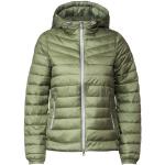 Grüne Gesteppte Sportliche CECIL Winterjacken aus Polyester für Damen Größe L für den für den Winter 