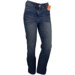 Blaue CECIL Toronto Straight Leg Jeans aus Baumwolle für Damen Weite 27, Länge 32 
