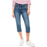 Blaue Casual CECIL Slim Fit Jeans mit Reißverschluss aus Baumwollmischung für Damen Größe XXL für den für den Sommer 