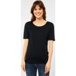 Kurzärmelige CECIL Rundhals-Ausschnitt T-Shirts aus Baumwolle für Damen Größe M 