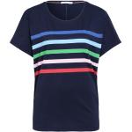 Blaue Gestreifte CECIL T-Shirts für Damen Größe XL 